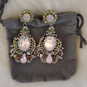 Beaded Earrings, Pierced